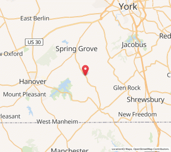 Map of Jefferson (York County), Pennsylvania
