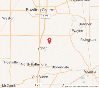 Map of Jerry City, Ohio