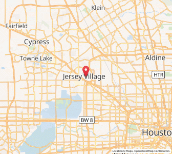 Map of Jersey Village, Texas