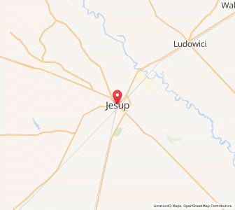 Map of Jesup, Georgia