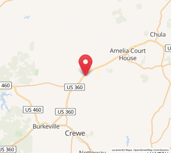 Map of Jetersville, Virginia