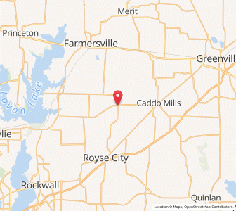 Map of Josephine, Texas