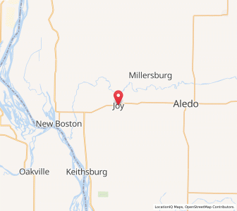 Map of Joy, Illinois