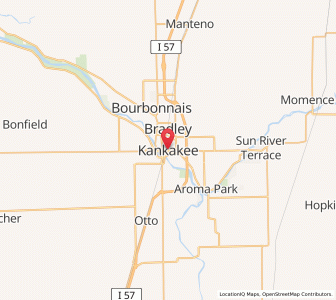 Map of Kankakee, Illinois