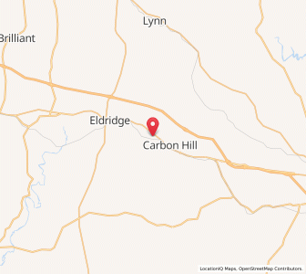 Map of Kansas, Alabama