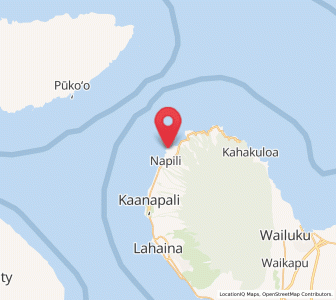 Map of Kapalua, Hawaii
