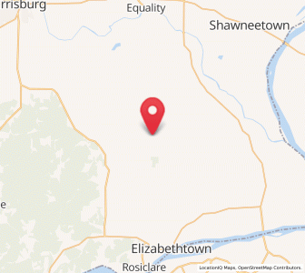 Map of Karbers Ridge, Illinois