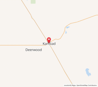 Map of Karlstad, Minnesota