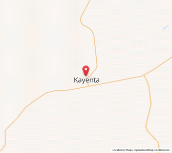 Map of Kayenta, Arizona