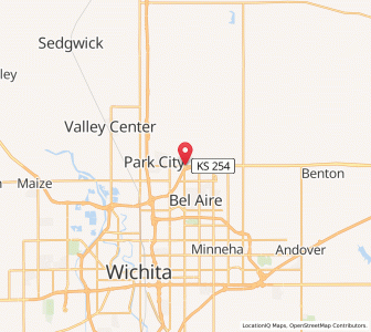 Map of Kechi, Kansas