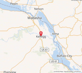 Map of Kellogg, Minnesota