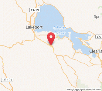 Map of Kelseyville, California