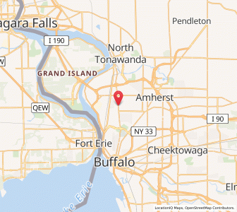 Map of Kenmore, New York