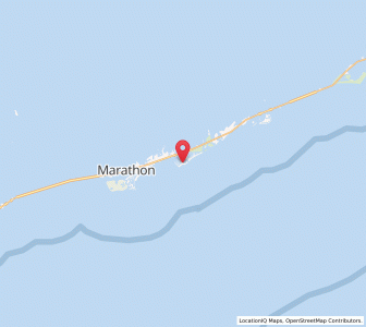 Map of Key Colony Beach, Florida