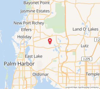 Map of Keystone, Florida