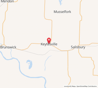 Map of Keytesville, Missouri