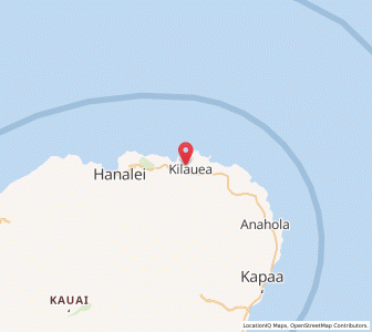 Map of Kīlauea, Hawaii