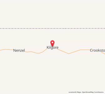 Map of Kilgore, Nebraska