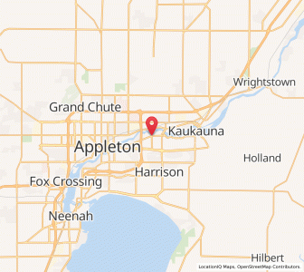 Map of Kimberly, Wisconsin