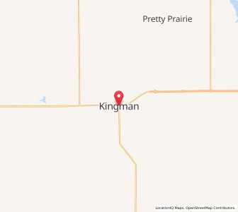 Map of Kingman, Kansas