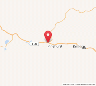 Map of Kingston, Idaho