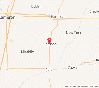 Map of Kingston, Missouri