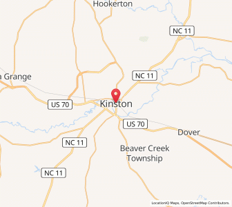Map of Kinston, North Carolina