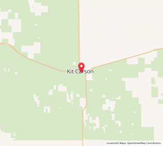 Map of Kit Carson, Colorado