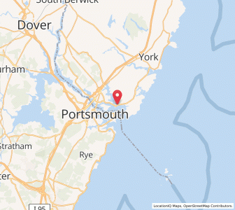 Map of Kittery Point, Maine