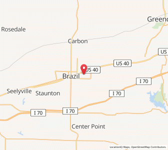 Map of Knightsville, Indiana