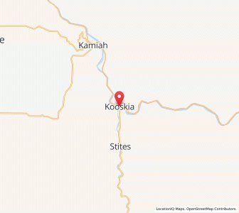Map of Kooskia, Idaho