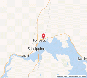 Map of Kootenai, Idaho