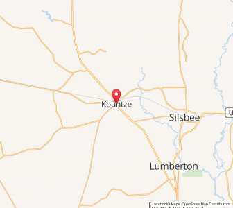 Map of Kountze, Texas