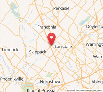 Map of Kulpsville, Pennsylvania