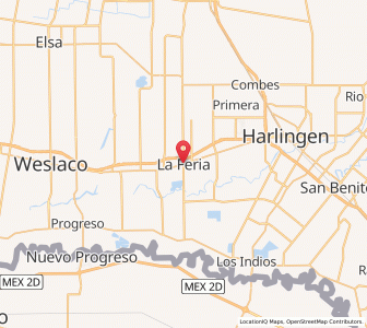 Map of La Feria, Texas