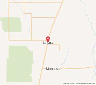 Map of La Jara, Colorado