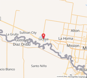 Map of La Joya, Texas