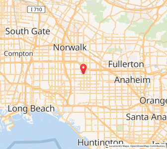 Map of La Palma, California