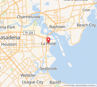 Map of La Porte, Texas