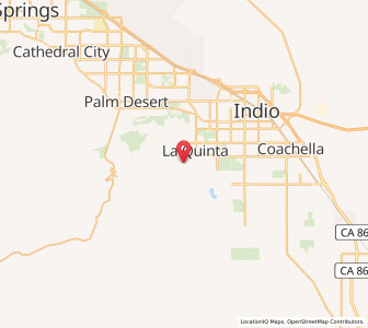 Map of La Quinta, California