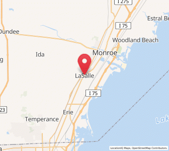 Map of La Salle, Michigan