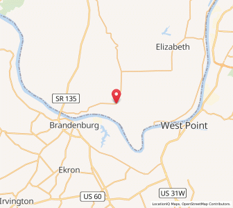 Map of Laconia, Indiana