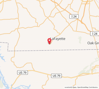 Map of LaFayette, Kentucky