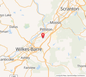 Map of Laflin, Pennsylvania