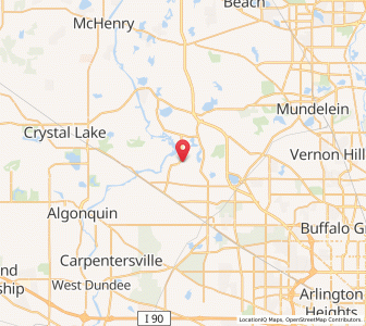 Map of Lake Barrington, Illinois