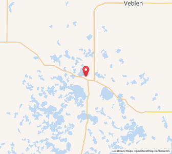 Map of Lake City, South Dakota