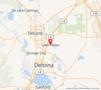 Map of Lake Helen, Florida