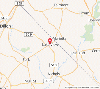 Map of Lake View, South Carolina