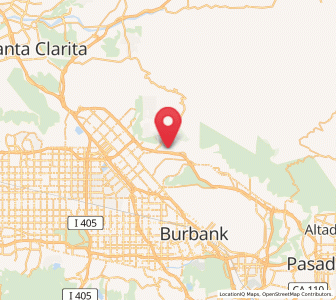 Map of Lake View Terrace, California