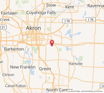 Map of Lakemore, Ohio